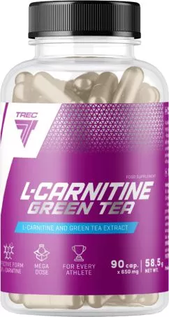 Жироспалювач Trec Nutrition L-Карнітін зелений чай 90 к (5902114014698)
