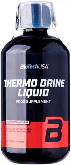 Жироспалювач Biotech THERMO DRINE LIQUID 500мл грейпфрут (4018209101011)