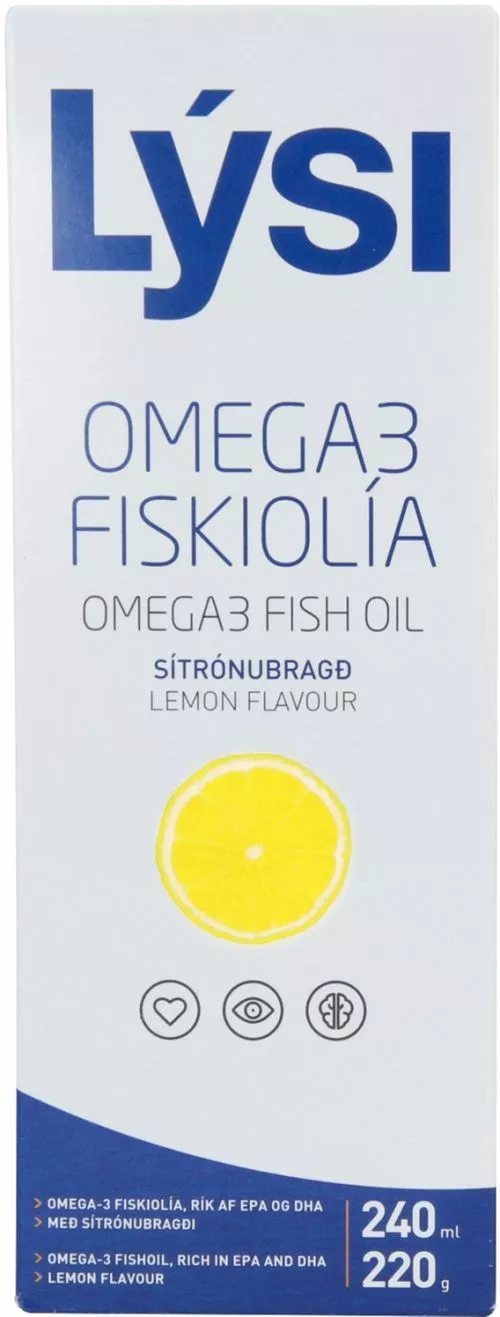 Омега-3 у рідині зі смаком лимона LYSI 240 мл (НО320) - фото №3