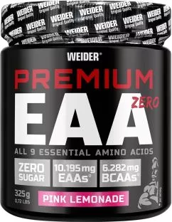 Амінокислота Weider Premium EAA Zero Pink Lemonade 325 г (4044782315811)