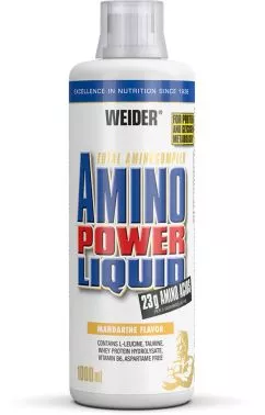 Амінокислота Weider Amino Power Liquid Mandarine 1000 мл (4044782310137)
