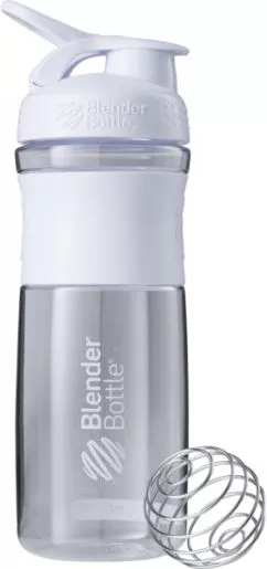 Шейкер BlenderBottle SportMixer з кулькою 820 мл Білий (SM 28oz White)