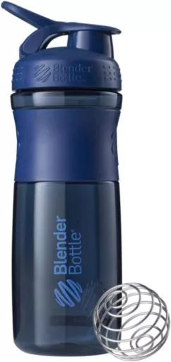 Шейкер BlenderBottle SportMixer з кулькою 820 мл Темно-синій (SM 28oz Navy)