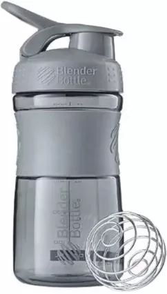 Шейкер BlenderBottle SportMixer з кулькою 590 мл Сірий (SM 20oz Grey)