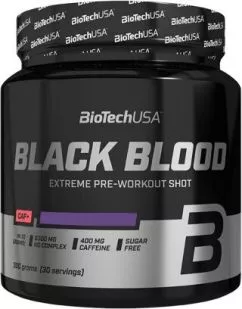 Передтренувальний комплекс BioTech Black Blood CAF+ 300 г кола (5999076225835)