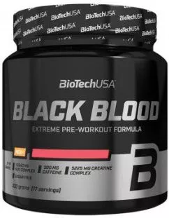Предтренировочный комплекс BioTech Black Blood NOX+ 330 г черника-лайм (5999076232376)