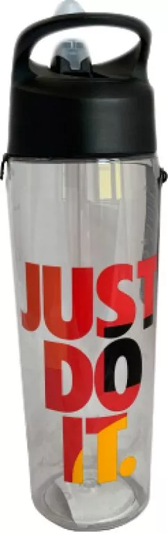Пляшка для води Nike N.000.0034.950.24 TR Hypercharge Straw Bottle Graphic 24 Oz 709 мл Прозора (887791370143)