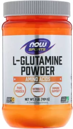 Амінокислота NOW L-Glutamine 454 г (733739002211)