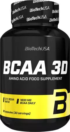 Аминокислота Biotech BCAA Nano 3D 90 капсул (5999076234172)