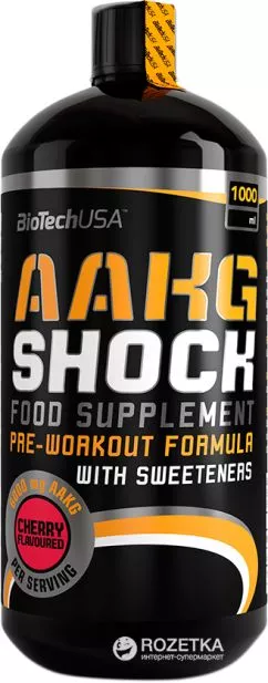Амінокислота Biotech AAKG Shock Extreme 1000 мл Orange (5999076200337)