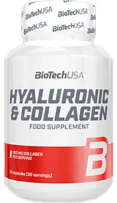 Аминокислота Biotech Natural Hyaluronic&Collagen 30 капсул (5999076234301)