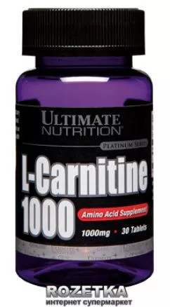 Жироспалювач Ultimate Nutrition L-Carnitine 1000 - 30 таблеток (099071006035)