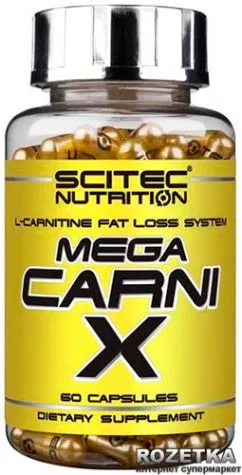 Жироспалювач Scitec Nutrition Mega Carni-X 60 капсул (728633107254)