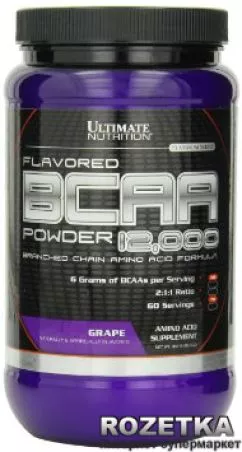 Амінокислота Ultimate Nutrition BCAA 457 г Grape (099071004437)