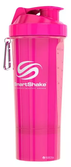Шейкер SmartShake Slim 500 мл Neon Pink (7350057181997)