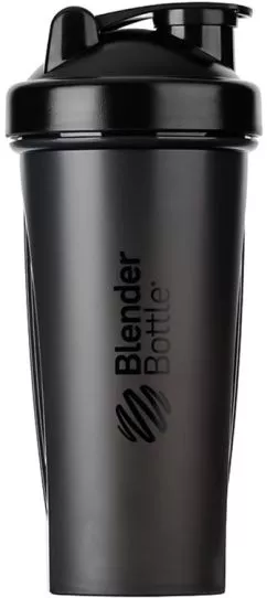 Шейкер BlenderBottle Classic з кулькою 600 мл Чорний (Classic 28oz черный)