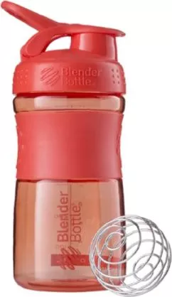 Шейкер BlenderBottle SportMixer з кулькою 590 мл Кораловий (SM 20oz Coral)