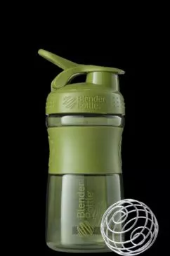 Шейкер BlenderBottle SportMixer з кулькою 590 мл Болотний (SM 20oz Moss Green)