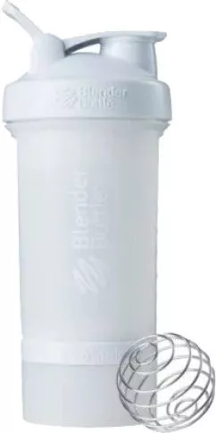 Шейкер BlenderBottle ProStak с шариком 650 мл Белый (PS 22oz White)