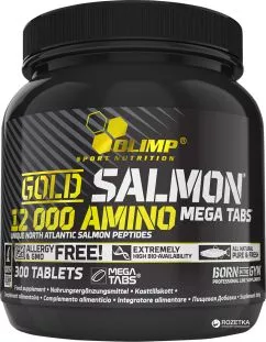 Аминокислота Olimp Gold Salmon 12000 Amino 300 таблеток (5901330048258)
