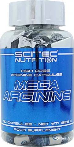 Аминокислота Scitec Nutrition Mega Arginine 90 капсул (728633104338)