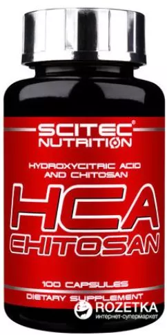 Жироспалювач Scitec Nutrition HCA Chitosan 100 капсул (728633106356)