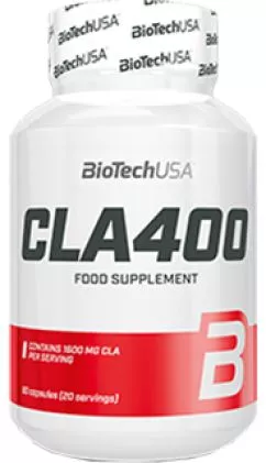 Жироспалювач Biotech CLA 400 80 капсул (5999076225989)