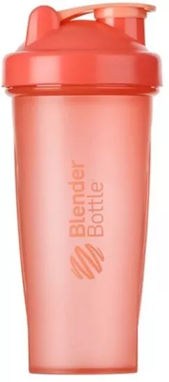 Шейкер BlenderBottle Classic з кулькою 820 мл Кораловий (Classic 28oz Coral)