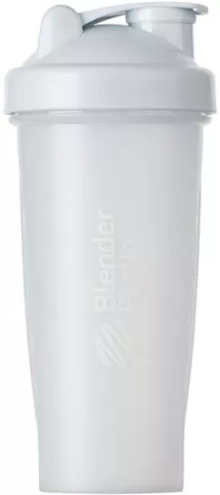 Шейкер BlenderBottle Classic з кулькою 820 мл Білий (Classic 28oz White)