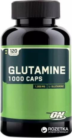 Аминокислота Optimum Nutrition Glutamine 1000 120 капсул (748927022834)