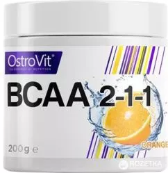 Аминокислота OstroVit Extra Pure BCAA 2-1-1 200 г Апельсин (5902232611335)