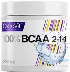 Аминокислота OstroVit Extra Pure BCAA 2-1-1 200 г Без вкуса (5902232610130)