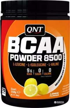 Амінокислота QNT BCAA Powder 8500 350 г Лимон (5425002406462)