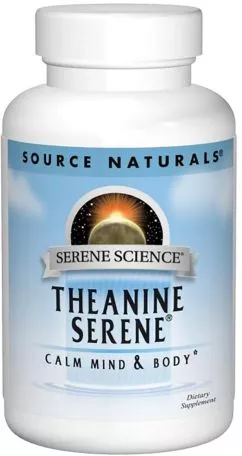 Аминокислота Source Naturals Serene Science Теанин Серен 60 таблеток (21078017752)