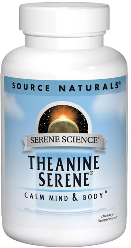 Амінокислота Source Naturals Serene Science Теанін Серен 60 таблеток (21078017752) - фото №3