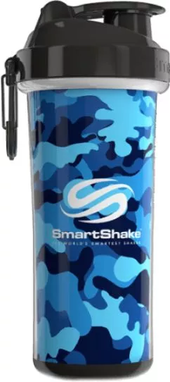 Шейкер Smart Shaker Double Wall 750 мл Camo Blue (7350057184288)