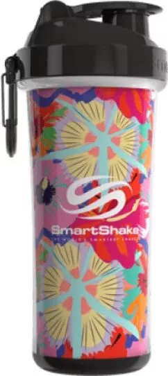 Шейкер Smart Shaker Double Wall 750 мл Flower Power/Tropical (7350057184349)
