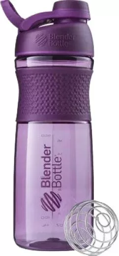 Спортивна пляшка-шейкер BlenderBottle SportMixer з кулькою Twist 820 мл Сливова (Twist 28oz Plum)