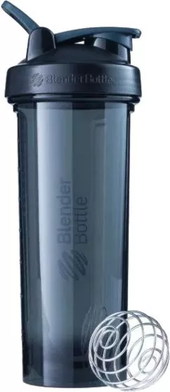 Спортивна пляшка-шейкер BlenderBottle Pro28 Tritan з кулькою 820 мл Чорна (Pro28 Black)