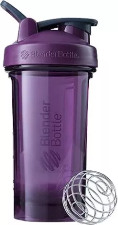 Спортивна пляшка-шейкер BlenderBottle Pro24 Tritan з кулькою 710 мл Сливова (Pro24 Purple)