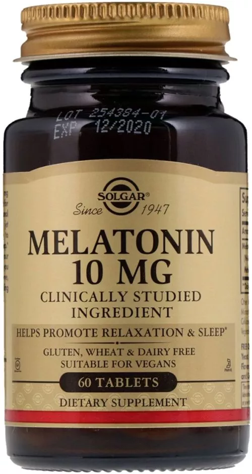 Амінокислота Solgar Мелатонін 10 мг 60 таблеток (033984019560) - фото №3