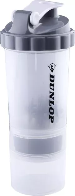 Шейкер Dunlop Fitness shaker bottle 550 мл Сірий (D35847-g)