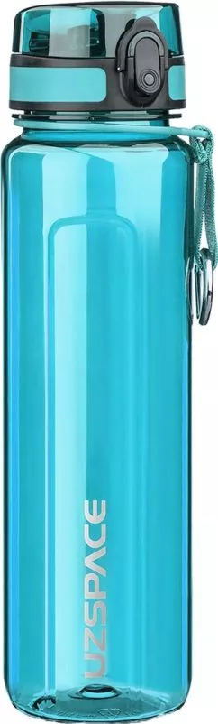 Пляшка для води Uzspace U-type 1000 мл Блакитна (6955482372883)