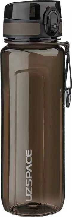 Пляшка для води Uzspace U-type 750 мл Чорна (6955482372876)