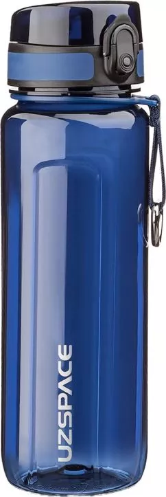 Пляшка для води Uzspace U-type 750 мл Синя (6955482372838)