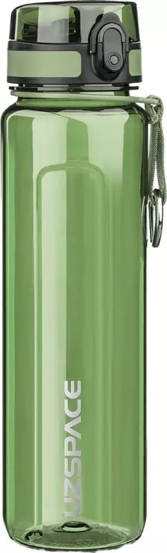 Пляшка для води Uzspace U-type 1000 мл Зелена (6955482372906)
