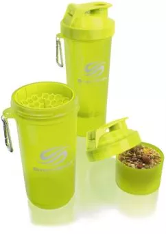 Шейкер спортивный SmartShake Slim 500 мл Neon Yellow (7350057182086)