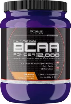 Аминокислота Ultimate Nutrition BCAA powder 228 г Orange (099071014450)