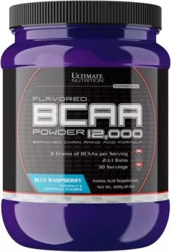 Аминокислота Ultimate Nutrition BCAA powder 228 г Blue Raspberry (099071014405)