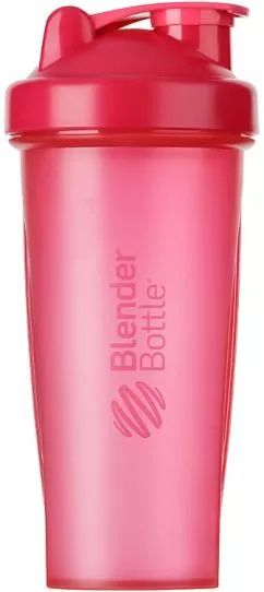 Шейкер спортивний Blender Bottle Classic 820 мл Рожевий (Classic 28 oz Pink Fl)